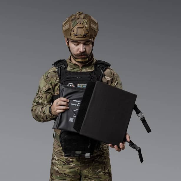 3 - Тактический коврик для сидения. CORDURA 500D. Черный