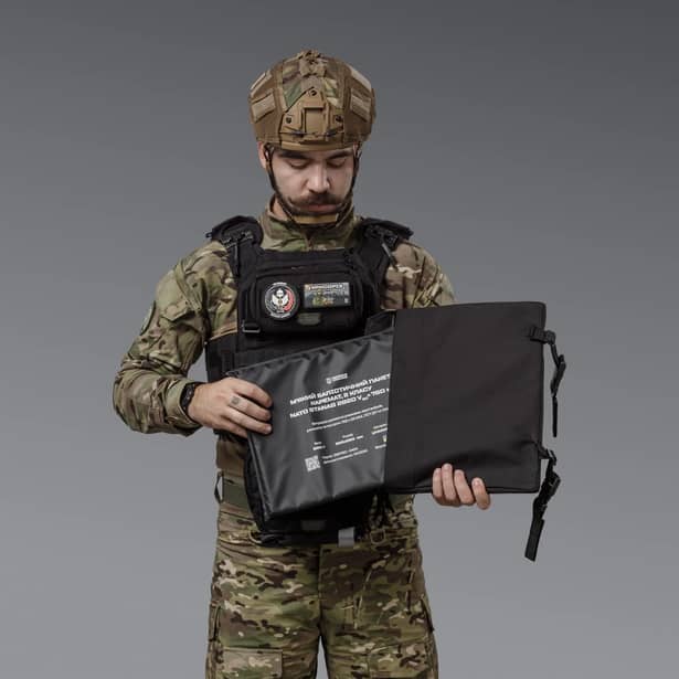4 - Тактический коврик для сидения. CORDURA 500D. Черный