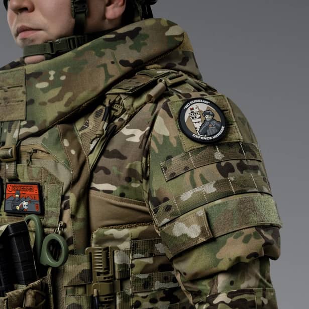 6 - Баллистическая защита плеч 2-го класса защиты. CORDURA 1000D. Мультикам