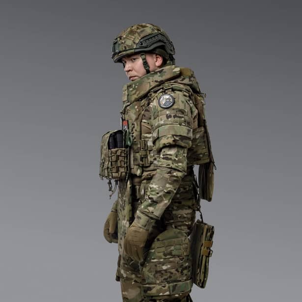 7 - Баллистическая защита плеч 2-го класса защиты. CORDURA 1000D. Мультикам