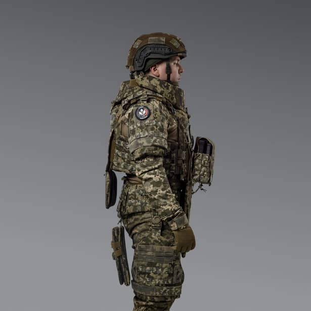 7 - Баллистическая защита плеч 2-го класса защиты. CORDURA 1000D. Пиксель