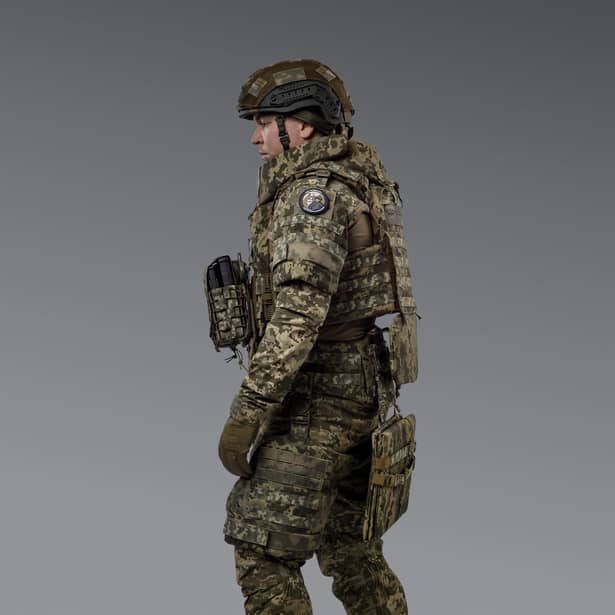 3 - Баллистическая защита плеч 2-го класса защиты. CORDURA 1000D. Пиксель