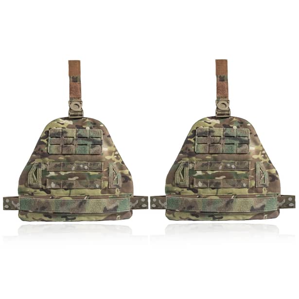 1 - Балістичний захист стегон 2-го класу захисту. CORDURA 1000D. Мультикам