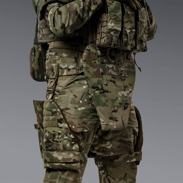 5 - Балістичний захист стегон 2-го класу захисту. CORDURA 1000D. Мультикам