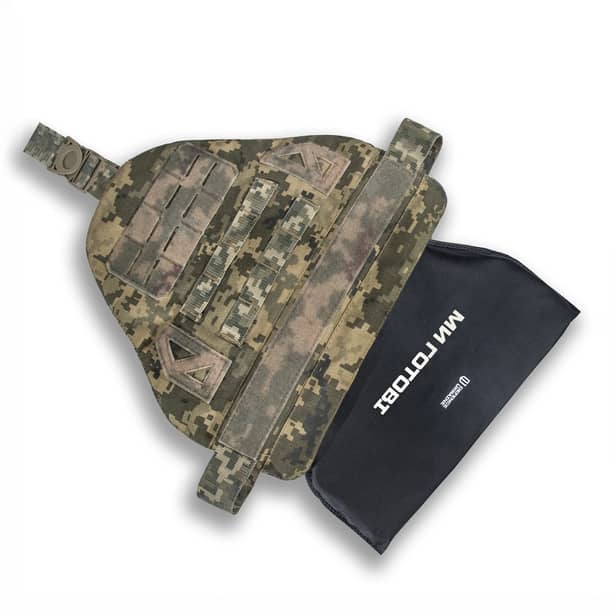 2 - Балістичний захист стегон 2-го класу захисту. CORDURA 1000D. Піксель