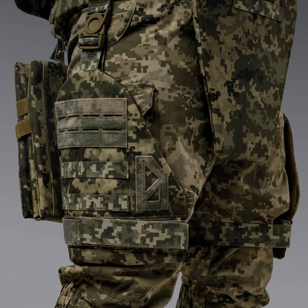 5 - Балістичний захист стегон 2-го класу захисту. CORDURA 1000D. Піксель