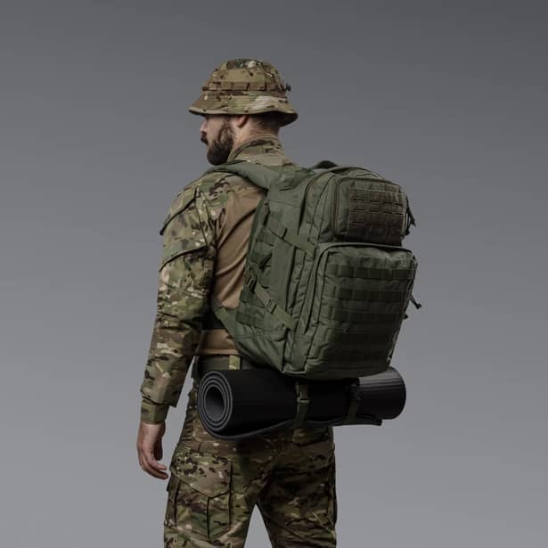 3 - Тактичний рюкзак Scout на 40л. Cordura 1000D Олива