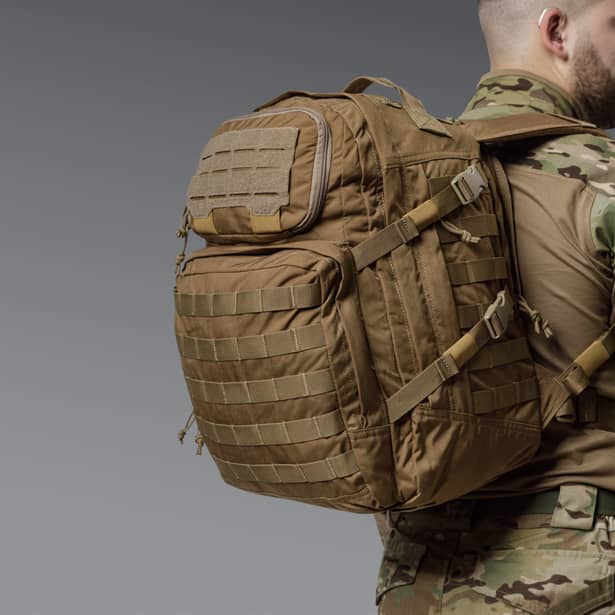 5 - Тактический рюкзак Scout на 40л. CORDURA 1000D Койот