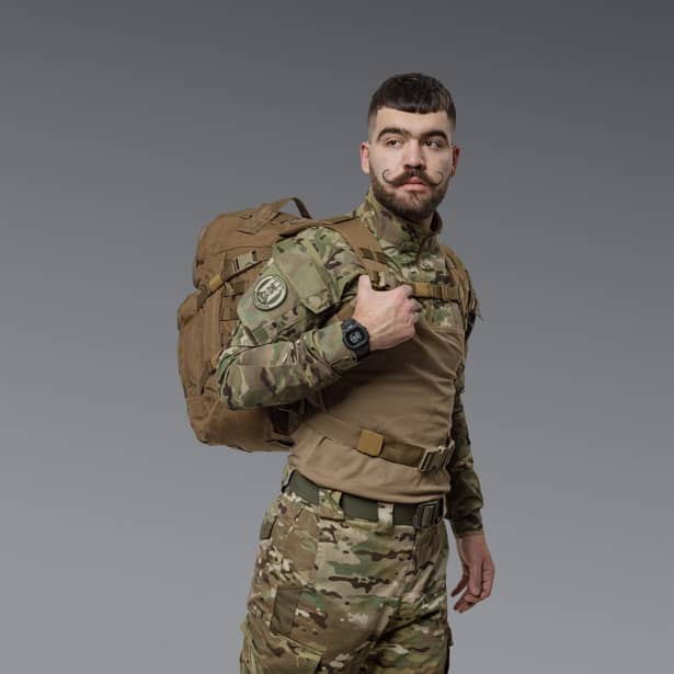 4 - Тактический рюкзак Scout на 40л. CORDURA 1000D Койот