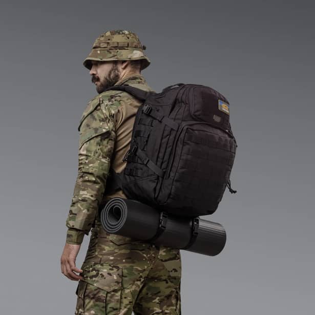 3 - Тактический рюкзак Scout на 40л. Cordura 1000D Черный