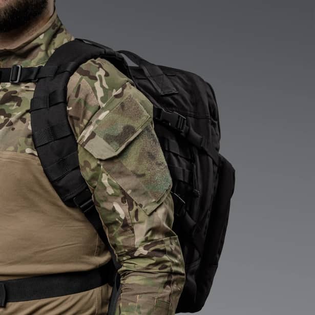 7 - Тактический рюкзак Scout на 40л. Cordura 1000D Черный