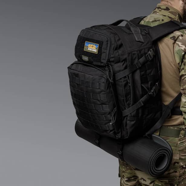 5 - Тактический рюкзак Scout на 40л. Cordura 1000D Черный