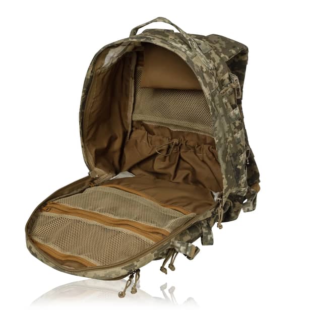 11 - Тактический рюкзак Scout на 40л. Cordura 1000D Пиксель