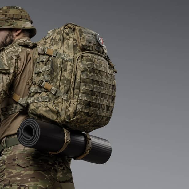 6 - Тактический рюкзак Scout на 40л. Cordura 1000D Пиксель