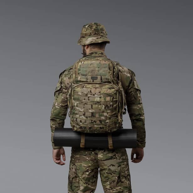 8 - Тактичний рюкзак Scout на 40л. Cordura 1000D Мультикам