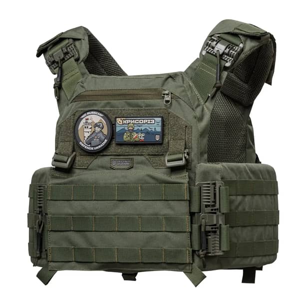 1 - Плитоноска SVAROG PRO з системою швидкого скидання. Molle. Колір Олива.