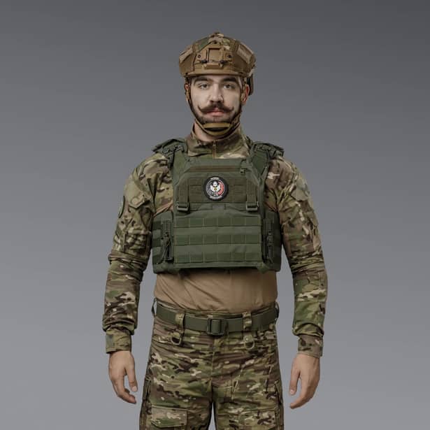3 - Плитоноска SVAROG PRO з системою швидкого скидання. Molle. Колір Олива.