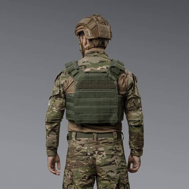 6 - Плитоноска SVAROG PRO з системою швидкого скидання. Molle. Колір Олива.