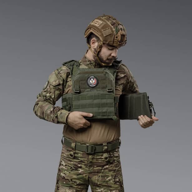 7 - Плитоноска SVAROG PRO з системою швидкого скидання. Molle. Колір Олива.