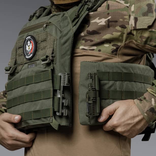 5 - Плитоноска SVAROG PRO з системою швидкого скидання. Molle. Колір Олива.