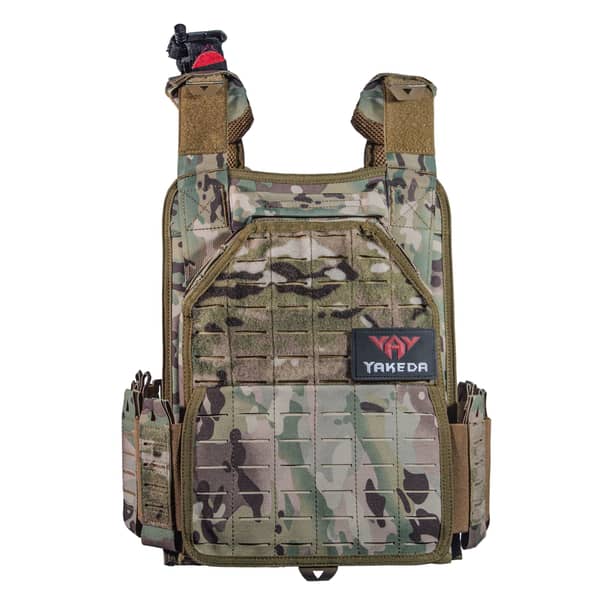 2 - Плитоноска YAKEDA PRO. Цвет Мультикам. Материал Cordura 500D.