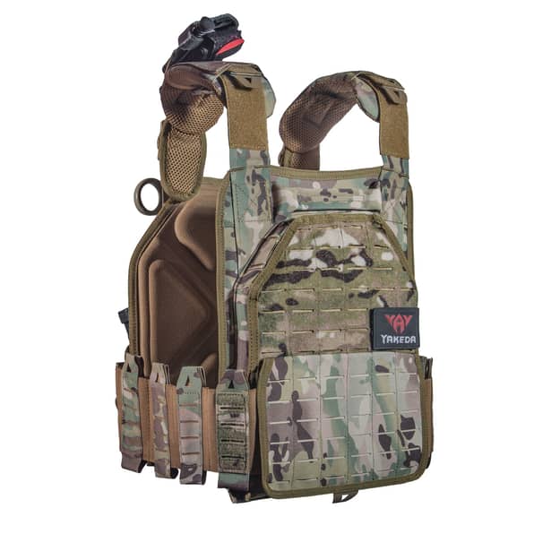 7 - Плитоноска YAKEDA PRO. Цвет Мультикам. Материал Cordura 500D.
