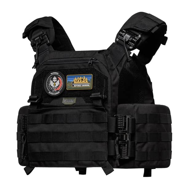 1 - Плитоноска SVAROG PRO з системою швидкого скидання. Molle. Колір Чорний.