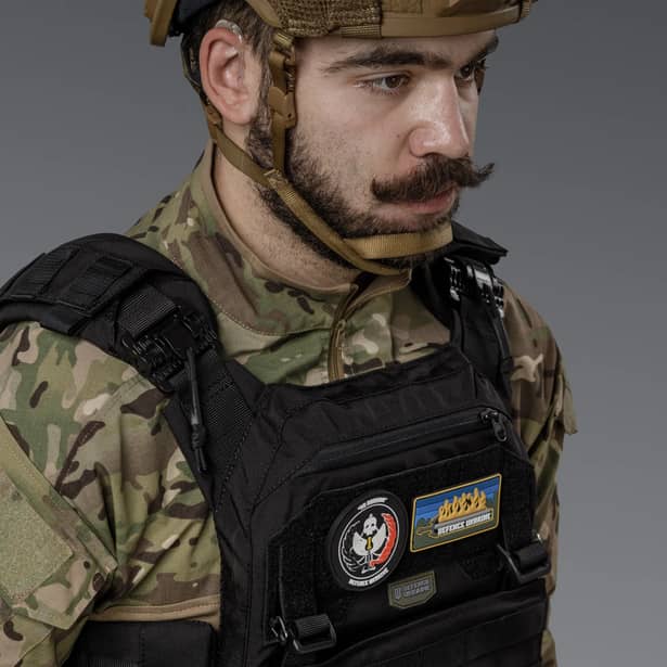 5 - Плитоноска SVAROG PRO з системою швидкого скидання. Molle. Колір Чорний.