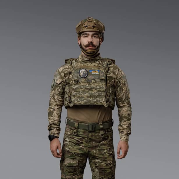 9 - Плитоноска SVAROG PRO с системой быстрого сброса. Molle. Цвет Пиксель.