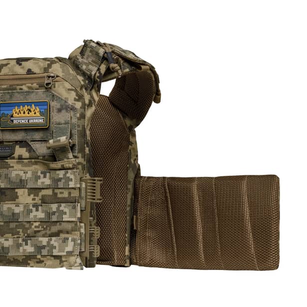 12 - Плитоноска SVAROG PRO с системой быстрого сброса. Molle. Цвет Пиксель.