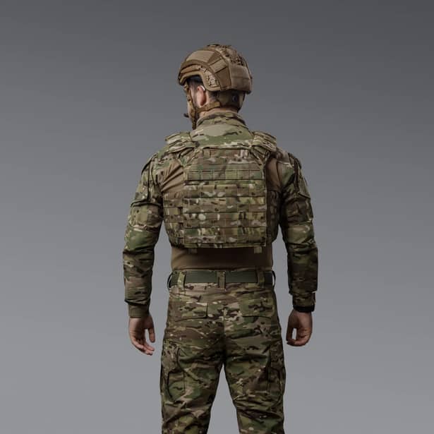 8 - Плитоноска SVAROG PRO с системой быстрого сброса. Molle. Цвет Мультикам.