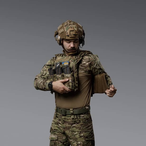 4 - Плитоноска SVAROG PRO с системой быстрого сброса. Molle. Цвет Мультикам.