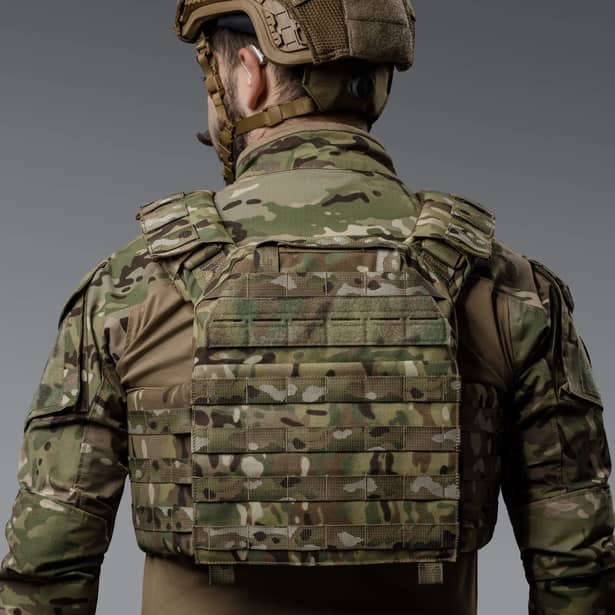 7 - Плитоноска SVAROG PRO с системой быстрого сброса. Molle. Цвет Мультикам.