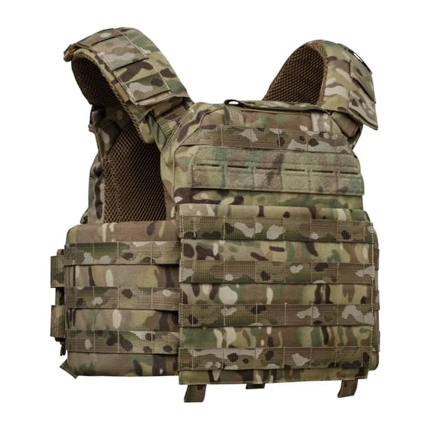 2 - Плитоноска SVAROG PRO с системой быстрого сброса. Molle. Цвет Мультикам.