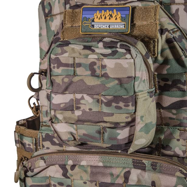 5 - Плитоноска YAKEDA. Цвет Мультикам. Материал Cordura 500D.