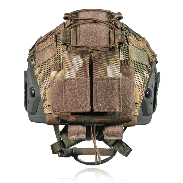 4 - Подсумок-противовес для шлема (крепление на тыловую часть). Cordura 500D. Мультикам