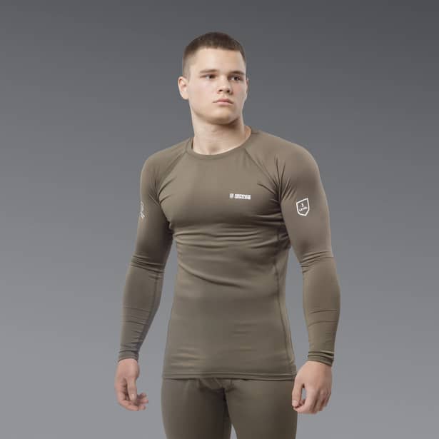 3 - Комплект термобелья Frost Guard термокостюм LVL 1 (1 Уровень). Олива. Размер L.