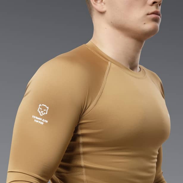 8 - Термобілизна (верх) Frost Guard реглан LVL 1 (1 Рівень) Койот. Розмір XL