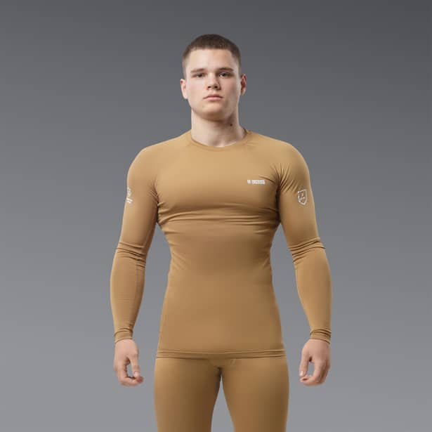 6 - Термобілизна (верх) Frost Guard реглан LVL 1 (1 Рівень) Койот. Розмір XL