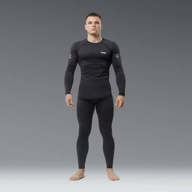 4 - Термобілизна (верх) Frost Guard реглан LVL 1 (1 Рівень) Чорний. Розмір XXL