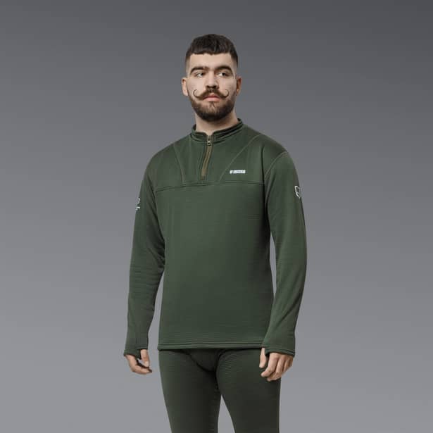 2 - Термобілизна (верх) Frost Guard реглан LVL 2 (2 Рівень) Олива. Розмір XXL