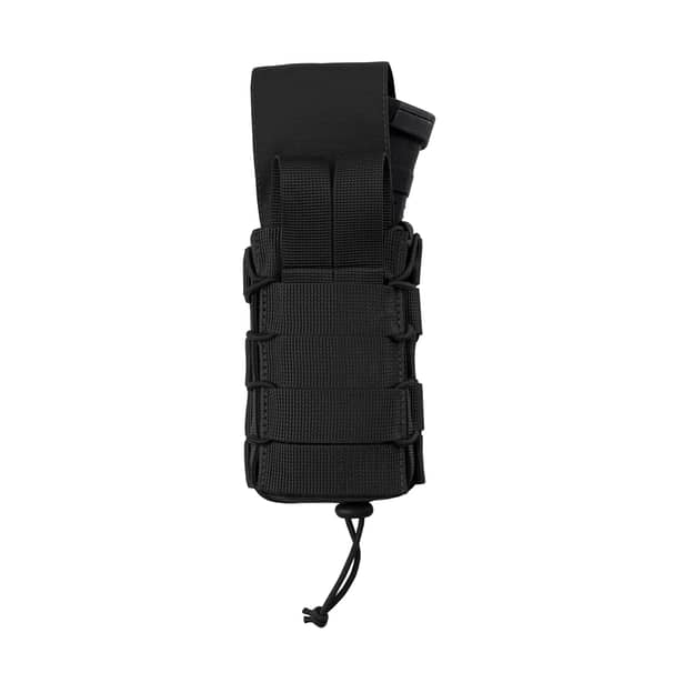 2 - Подвійний закритий підсумок під магазини AK\AR. Cordura 500D. Molle. Чорний