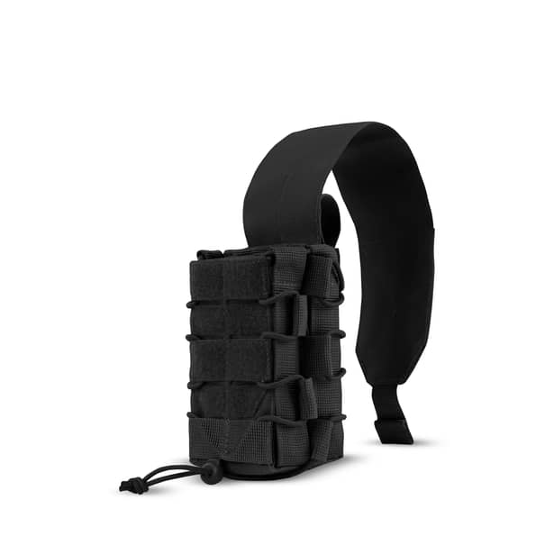 3 - Подвійний закритий підсумок під магазини AK\AR. Cordura 500D. Molle. Чорний