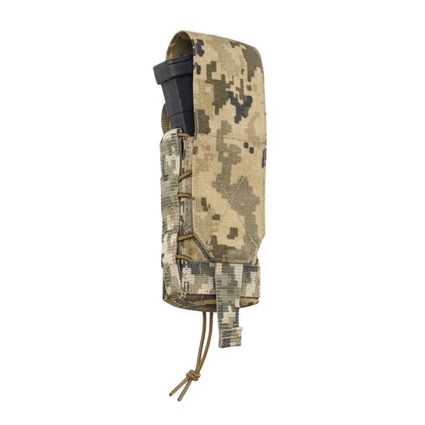 8 - Одинарний закритий підсумок під магазини AK\AR. Cordura 500D. Molle. Піксель