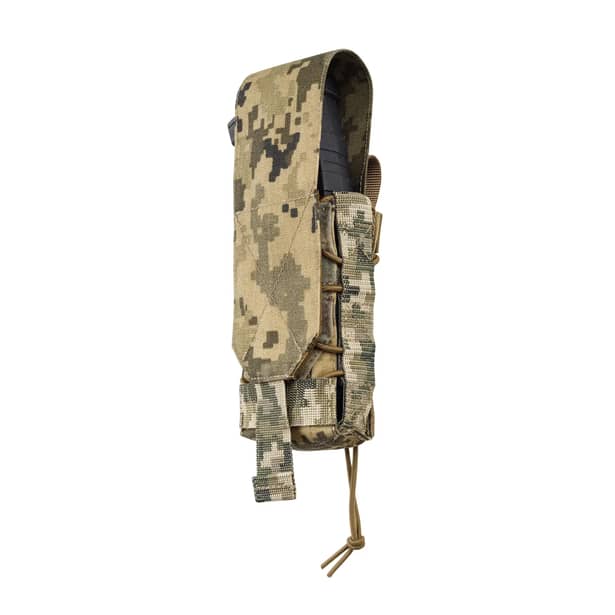 1 - Одинарний закритий підсумок під магазини AK\AR. Cordura 500D. Molle. Піксель