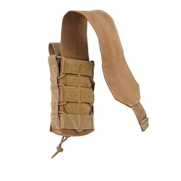 7 - Одинарний закритий підсумок під магазини AK\AR. Cordura 500D. Molle. Койот