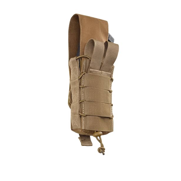 9 - Одинарний закритий підсумок під магазини AK\AR. Cordura 500D. Molle. Койот