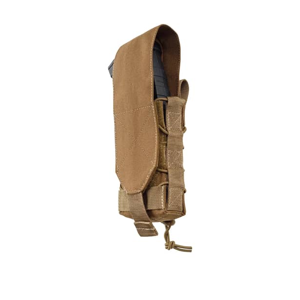 1 - Одинарний закритий підсумок під магазини AK\AR. Cordura 500D. Molle. Койот