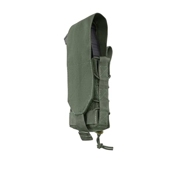 1 - Одинарний закритий підсумок під магазини AK\AR. Cordura 500D. Molle. Олива