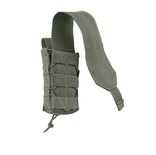 4 - Одинарний закритий підсумок під магазини AK\AR. Cordura 500D. Molle. Олива